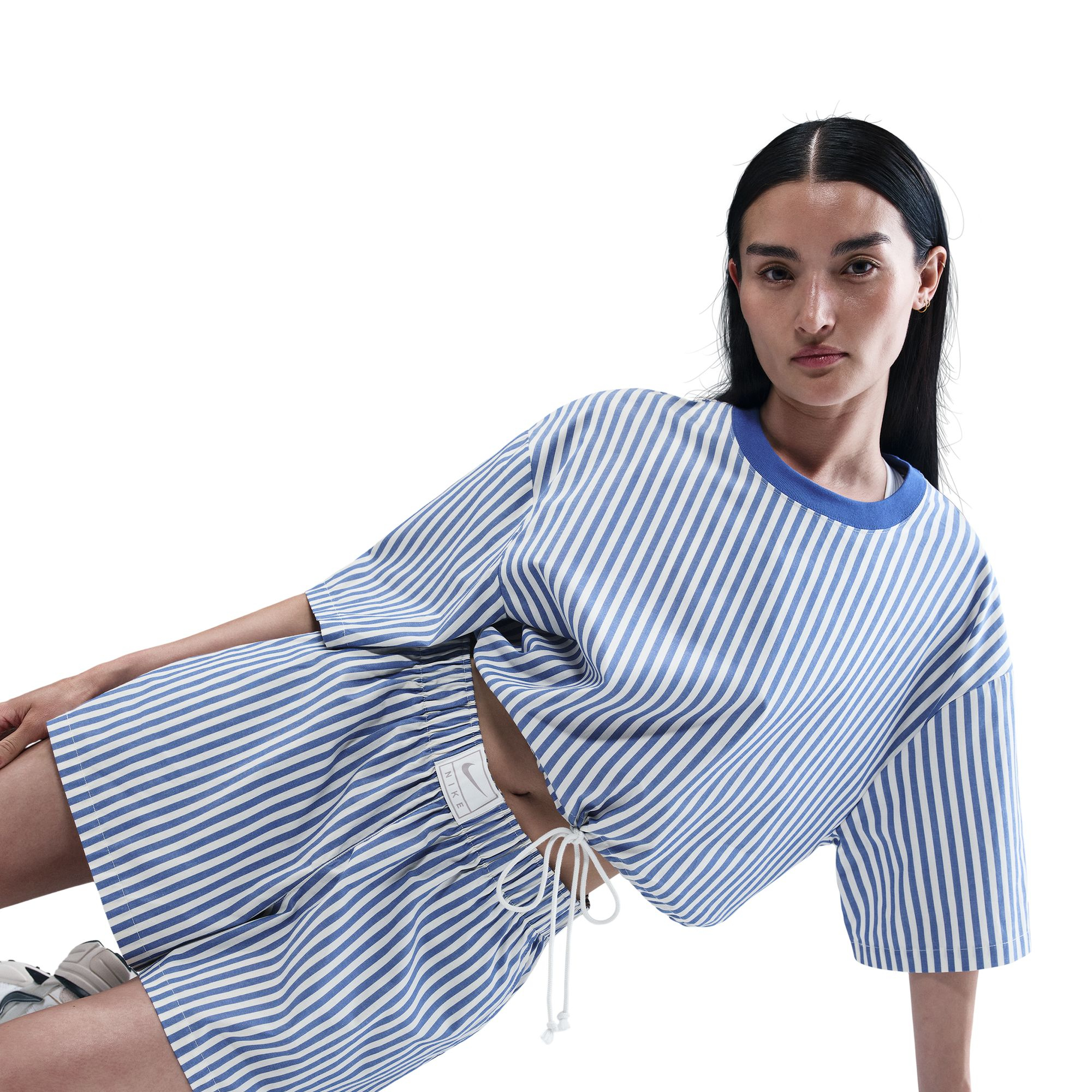 AS W NSW STRIPE PPLN SHORT image number null